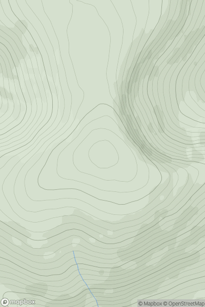 Thumbnail image for Sgor Mor [Pitlochry to Braemar & Blairgowrie] showing contour plot for surrounding peak